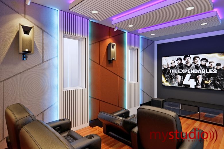 Ruang Hometheater Bapak Agus Jakarta